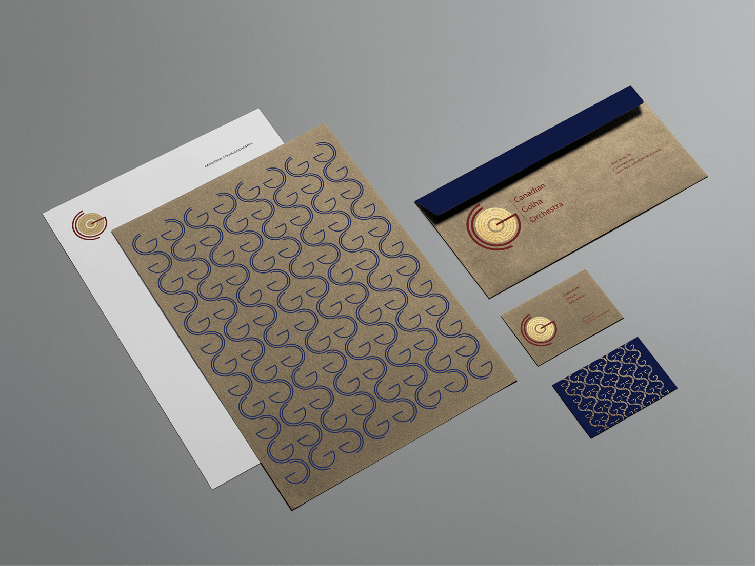 Image for Canadian Golha Orchestra Logo Design - 6