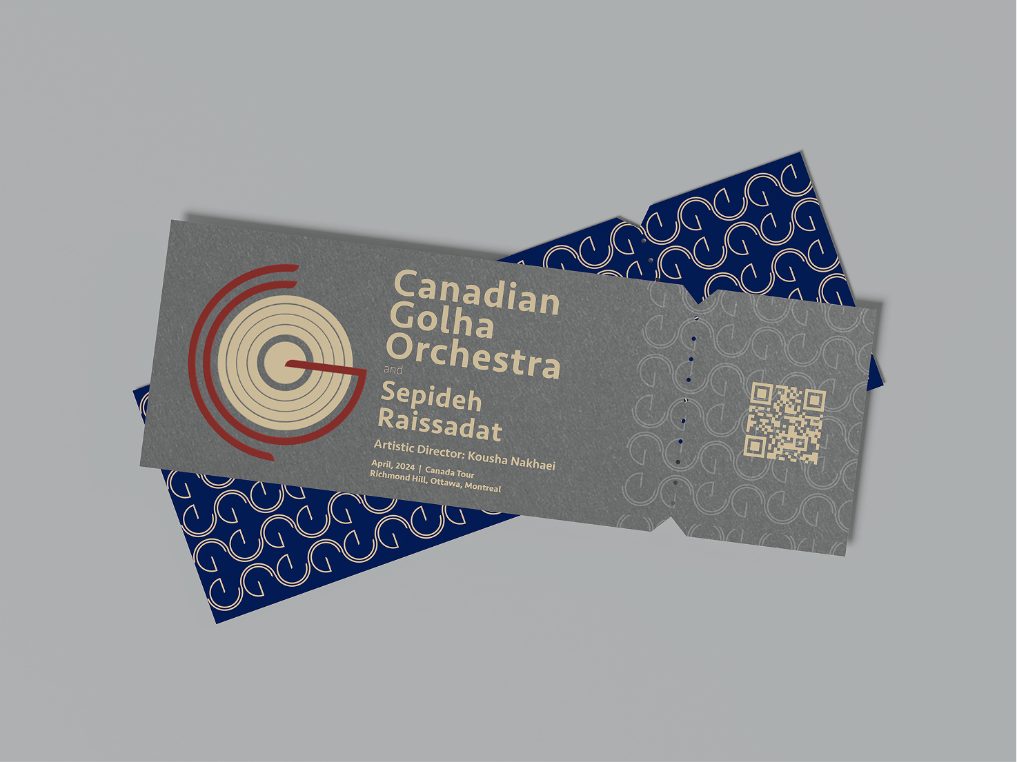 Image for Canadian Golha Orchestra Logo Design - 7
