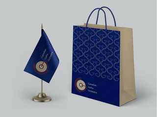 Thumbnail for Canadian Golha Orchestra Logo Design - 8